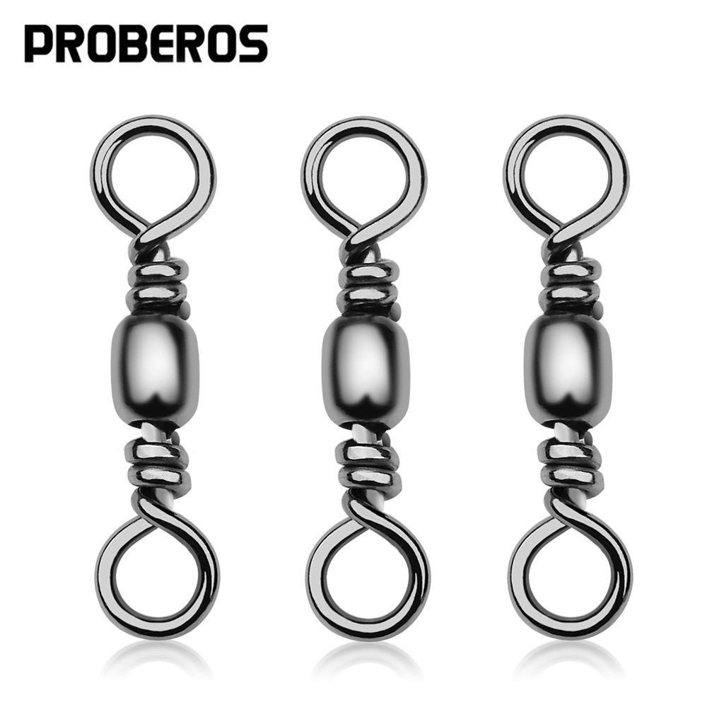 Fishing Equipment Basics - 100Pcs Fishing Swivels Connector Barrel Stainless