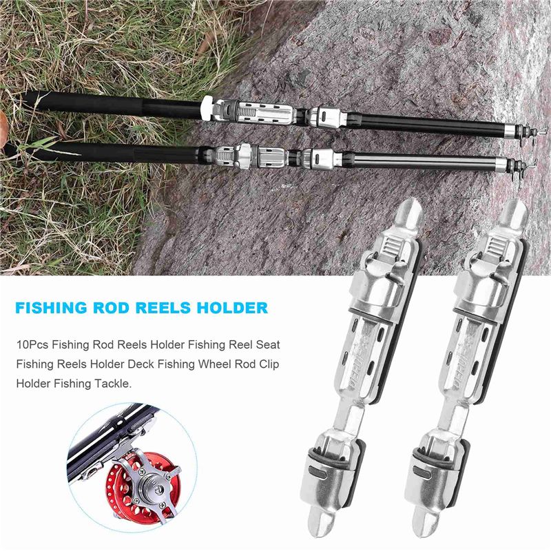ABPF 10Pcs Fishing Rod Reels H - Rod Holder Fishing ulasan dan harga