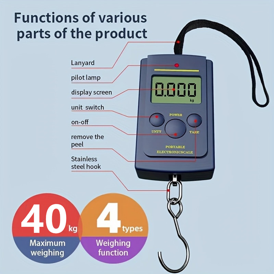 40kg Multifunctional Mini Elec - Fishing Equipment Basics ulasan dan harga