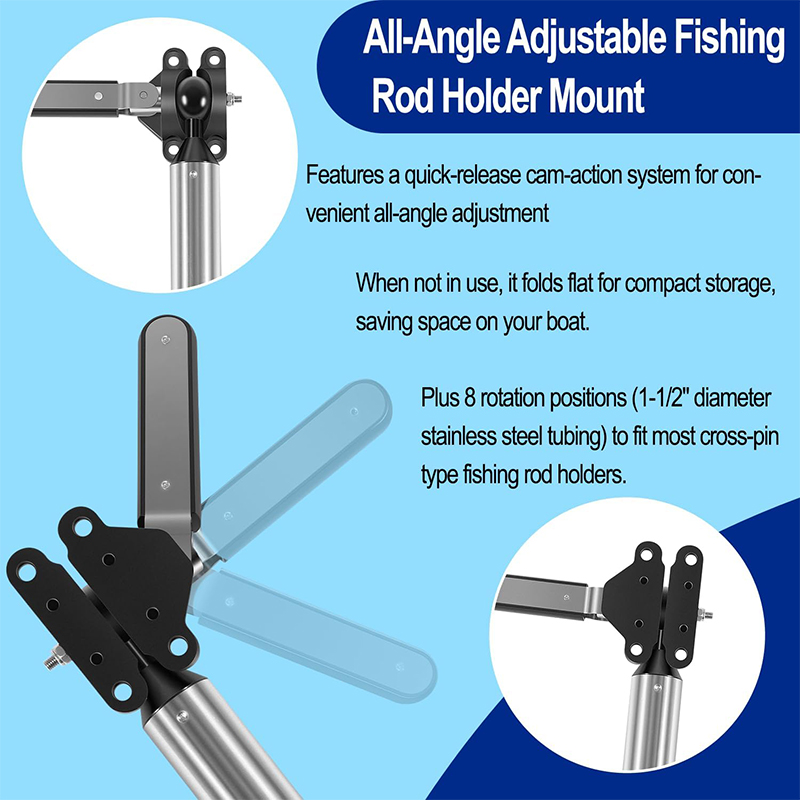 All-Angle Adjustable Fish Rod  - Rod Holder Fishing ulasan dan harga