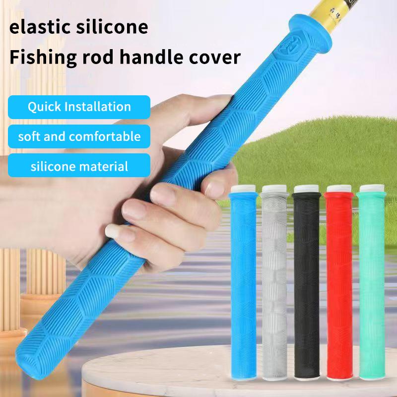 ●Silicone Fishing Rod Handle W - Fishing Rod Glove ulasan dan harga