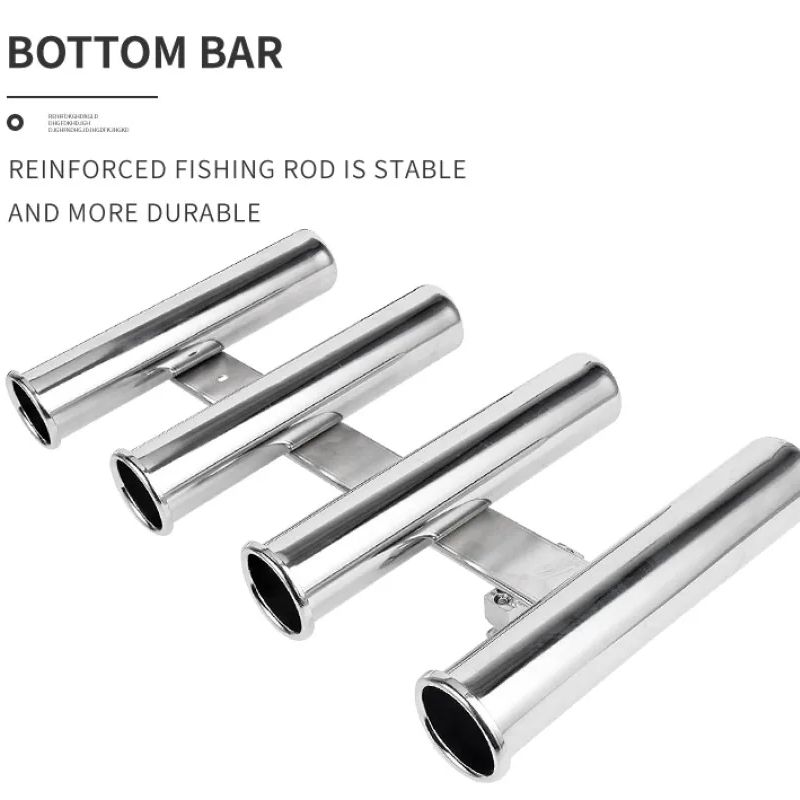 Stainless Steel 4 Tubes Rod Ho - Rod Holder Fishing ulasan dan harga