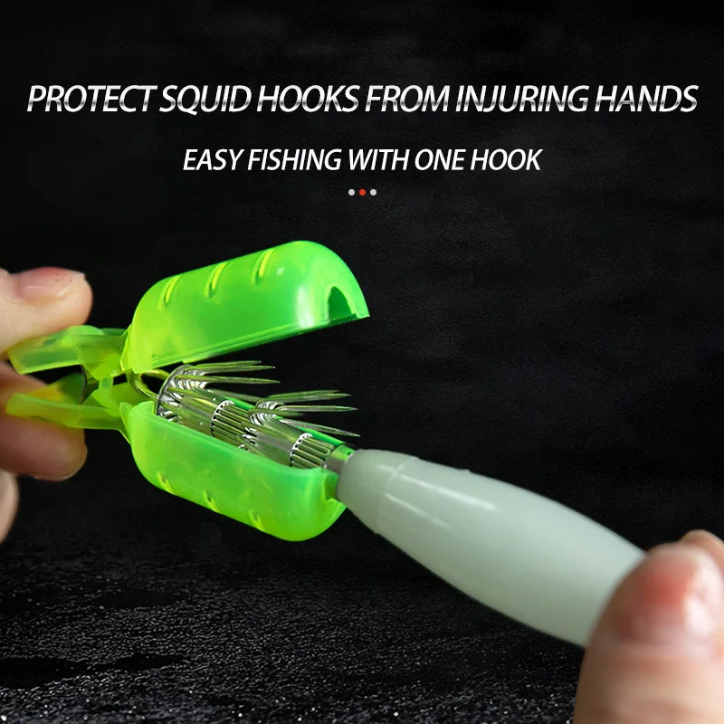 10Pcs/Lot Squid Jig Hook Cover - Fishing Equipment Basics ulasan dan harga