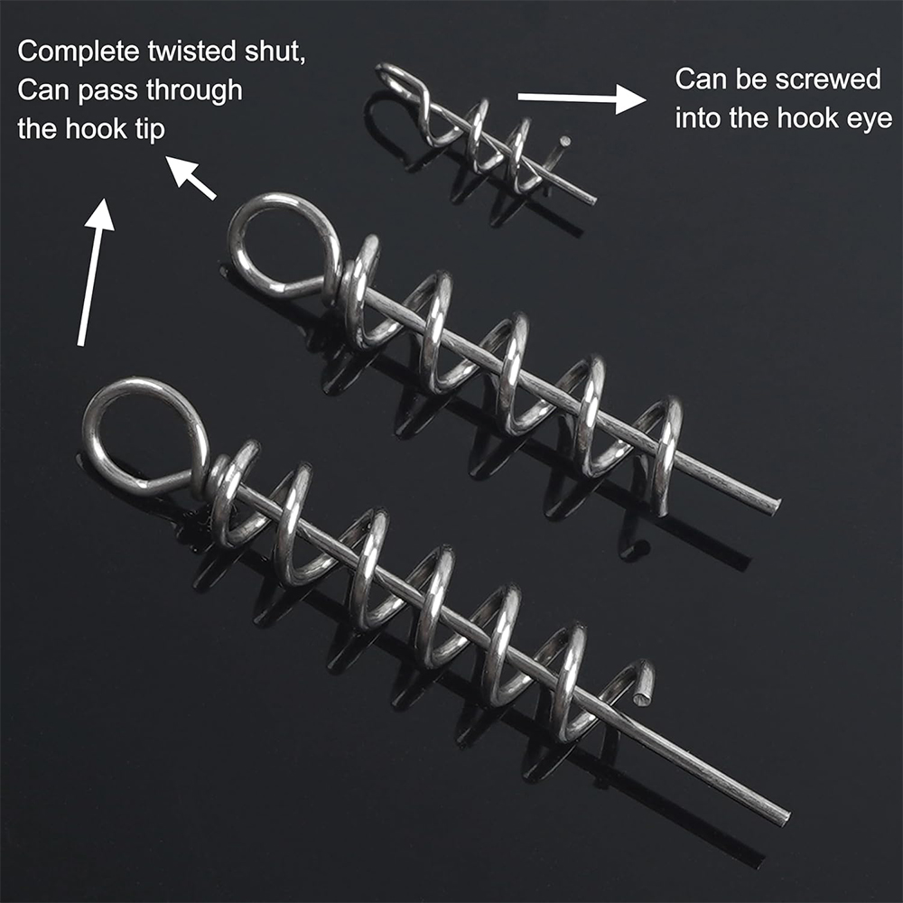 50Pcs Spring Twist Lock Fishin - Fishing Equipment Basics ulasan dan harga