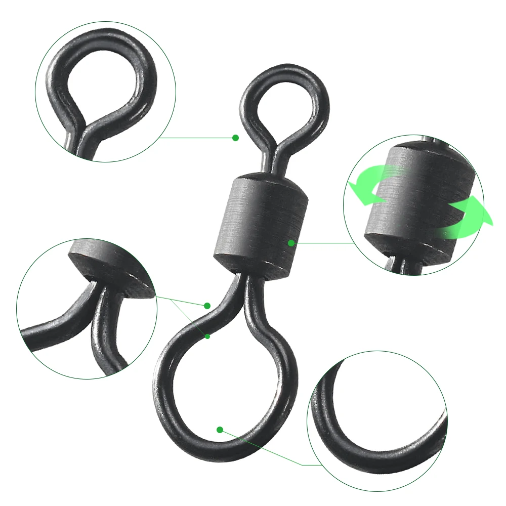 100pcs Carp Fishing Swivel Big - Fishing Equipment Basics ulasan dan harga