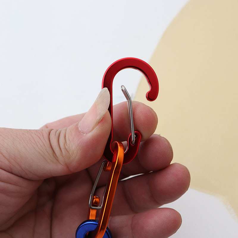 6pcs Carabiner Keychain Key Ch - Fishing Equipment Basics ulasan dan harga