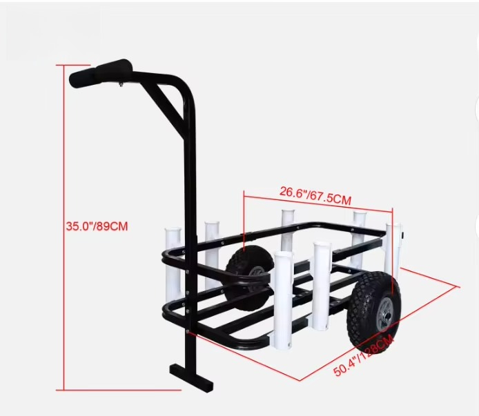 Collapsible Wagon Beach Wagon  - Rod Holder Fishing ulasan dan harga