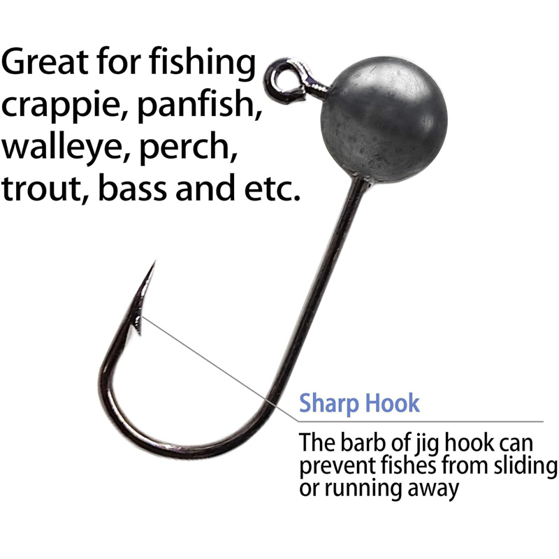50PCS Original Color Lead Jig  - Fishing Equipment And Tools ulasan dan harga
