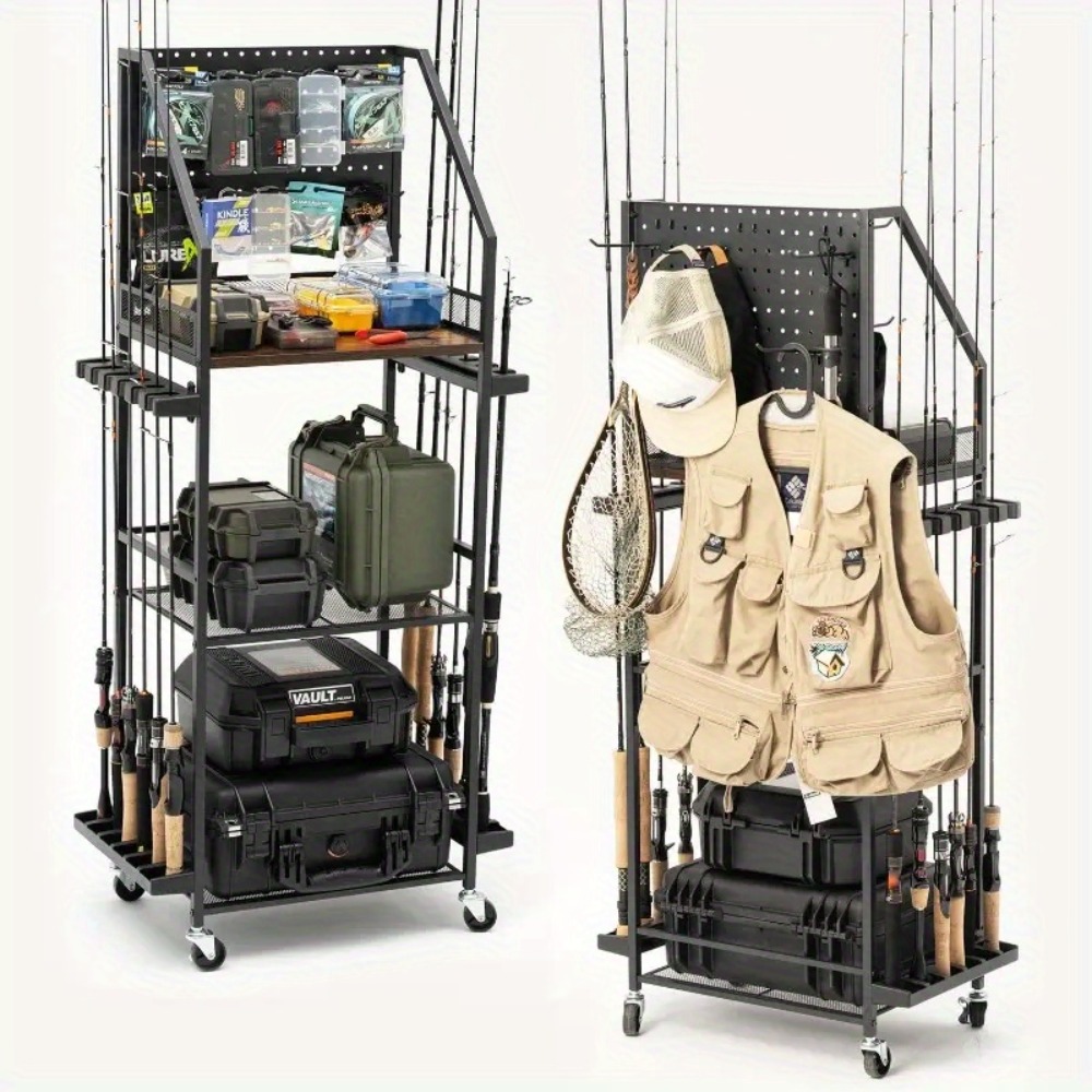 Fishing Rod Holders for Garage - Fishing Equipment Basics ulasan dan harga