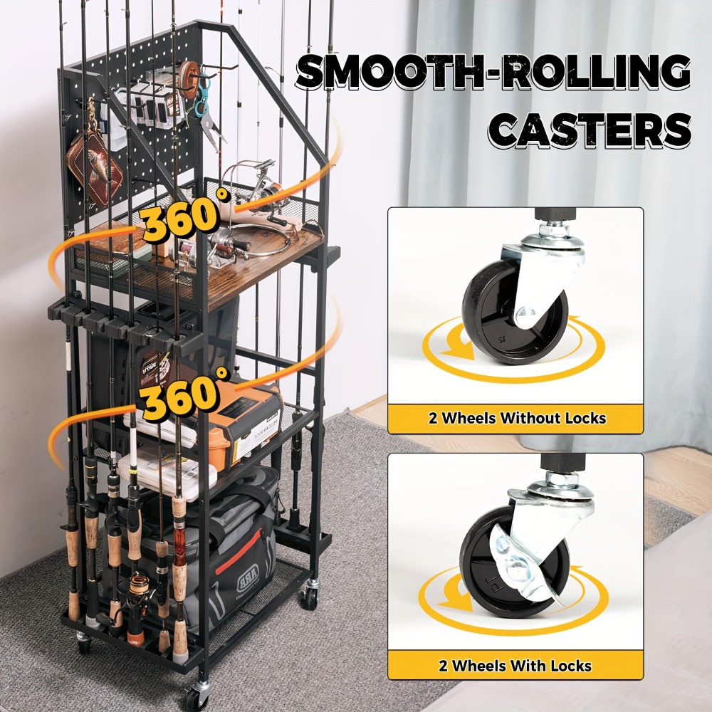 Fishing Rod Holders for Garage - Fishing Equipment Basics ulasan dan harga