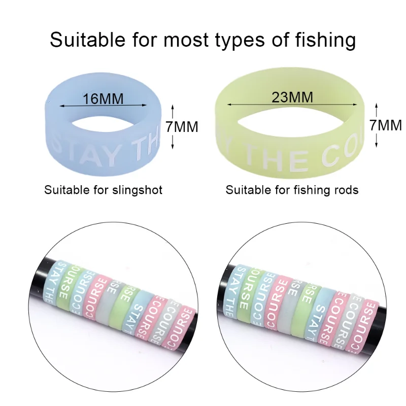 20PCS Anti Slip Silicone Multi - Fishing Rod Glove ulasan dan harga